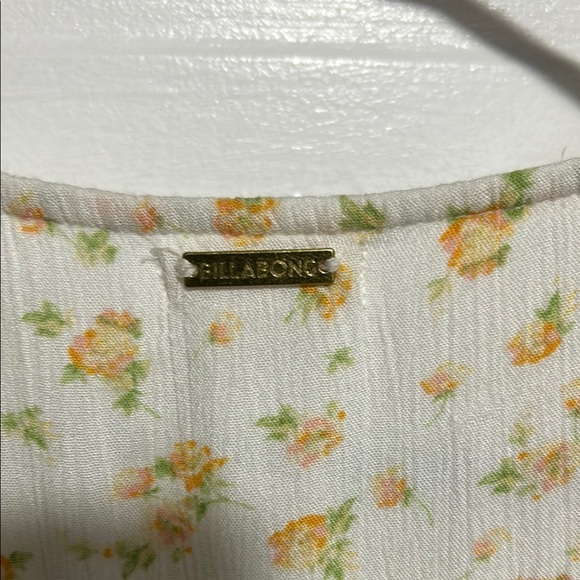 Billabong Floral Dress with Tie Waist - Picture 5 of 7